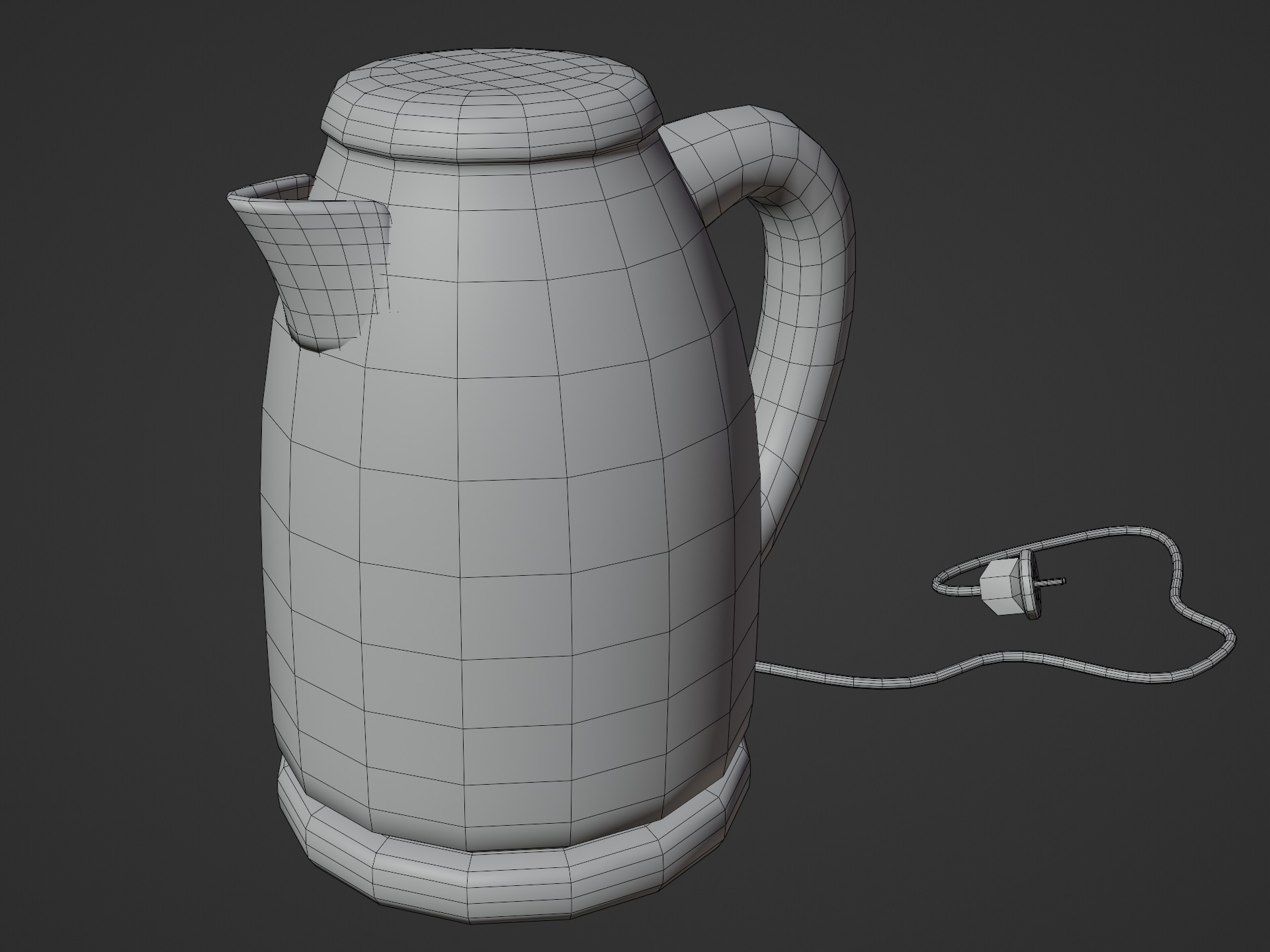 Cartoon Style Kitchen Appliances 3D model_18