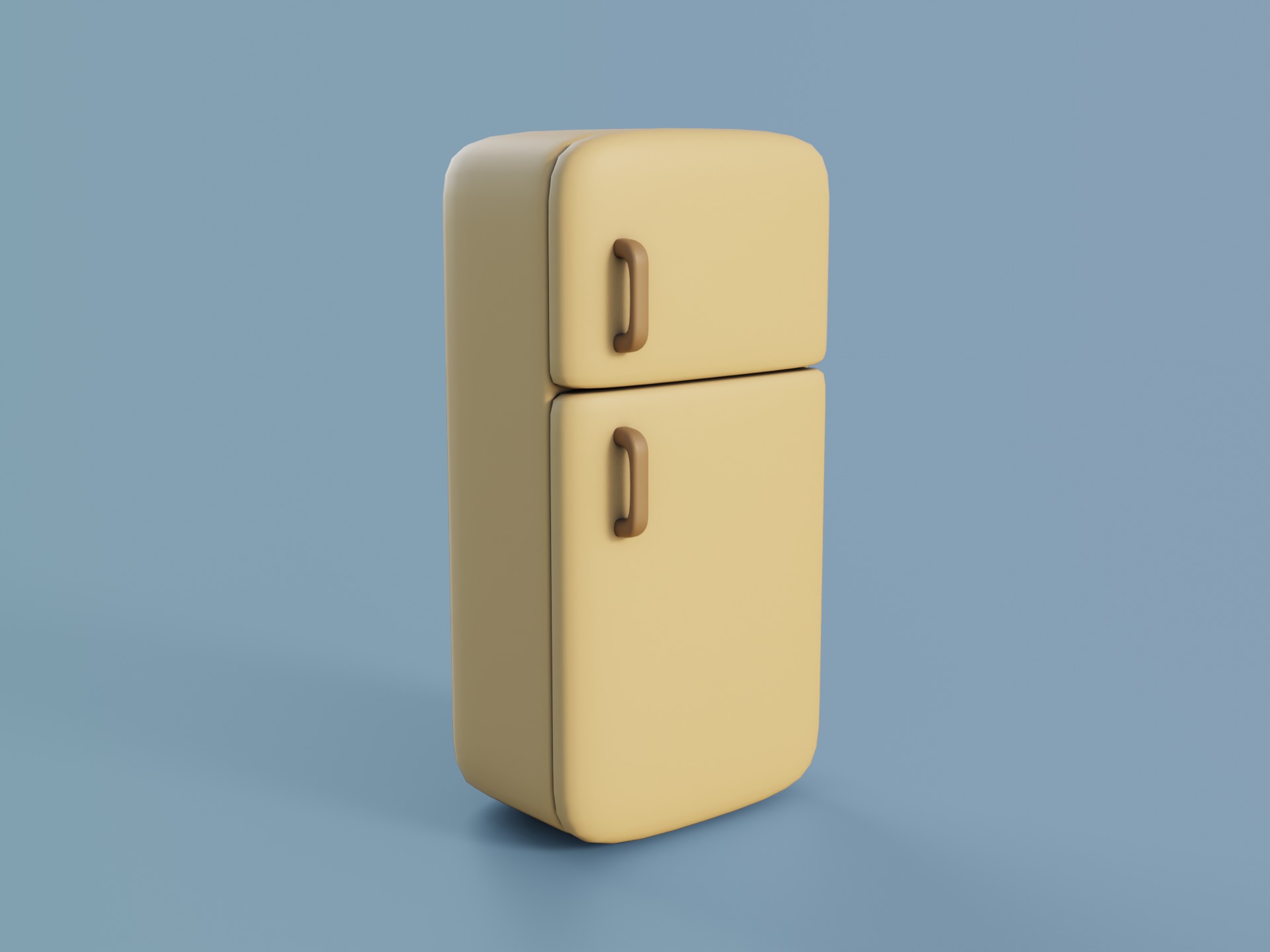 Cartoon Style Kitchen Appliances 3D model_5