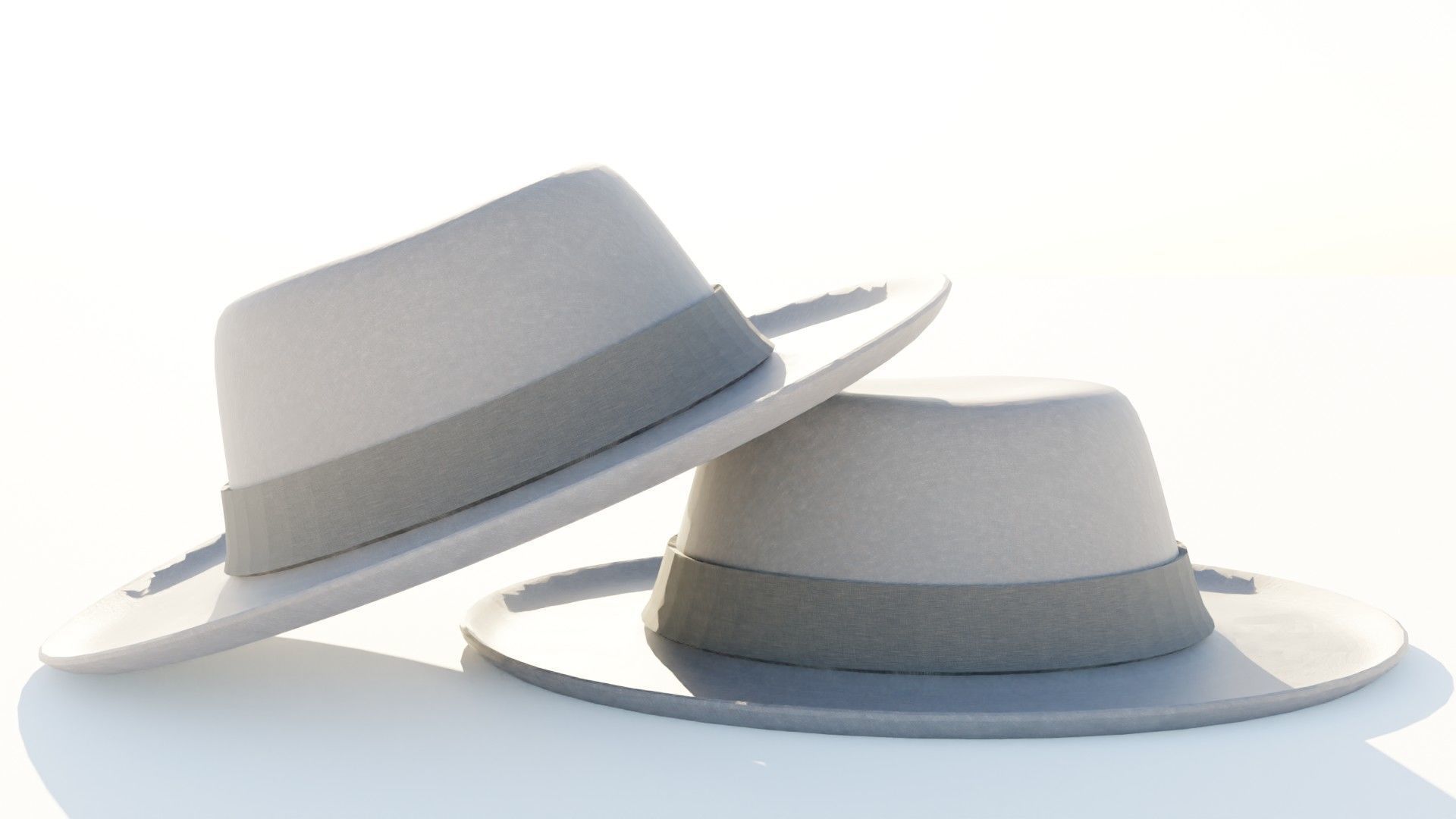 Fedora Hat 3D model_5