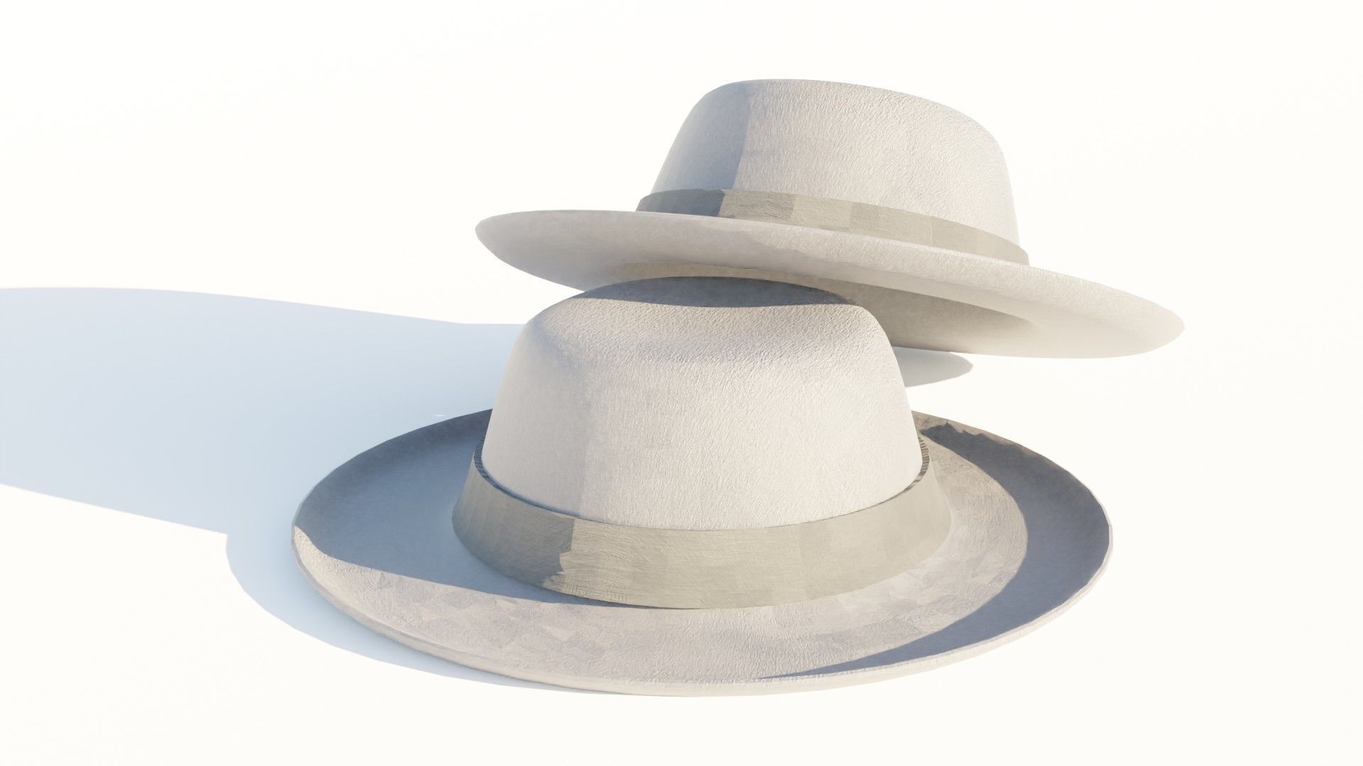 Fedora Hat 3D model_1