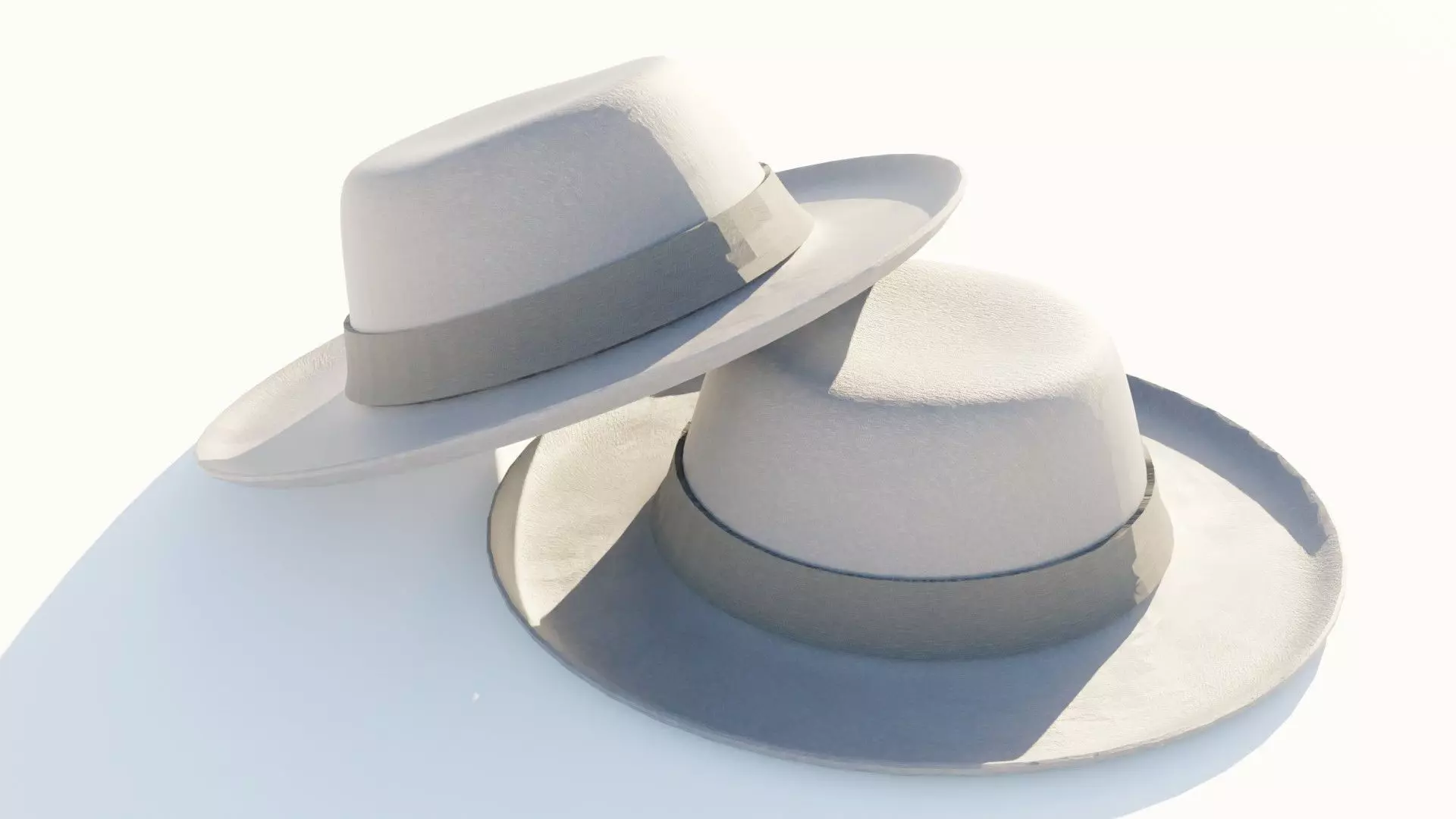 Fedora Hat 3D model_0