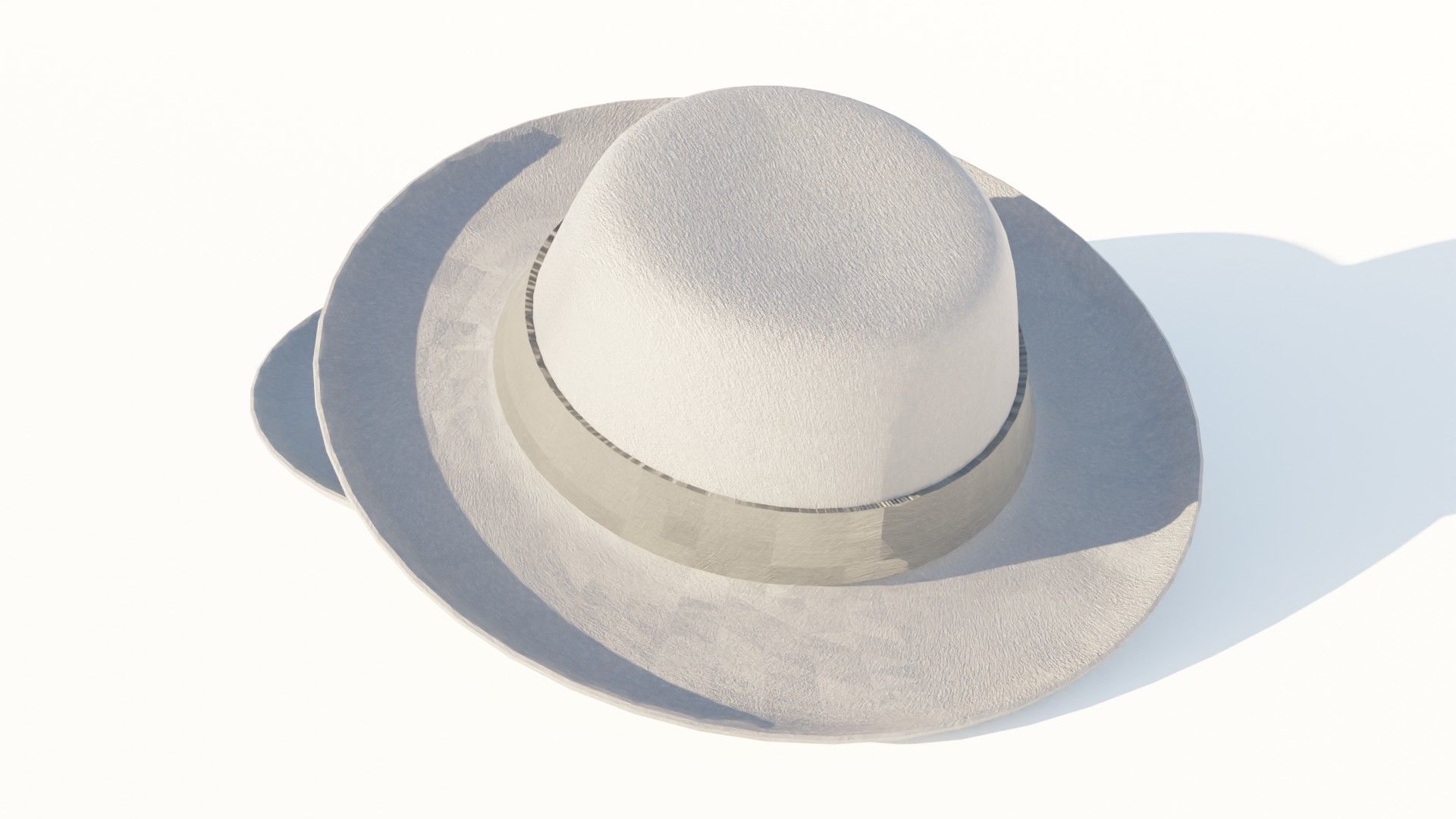 Fedora Hat 3D model_3