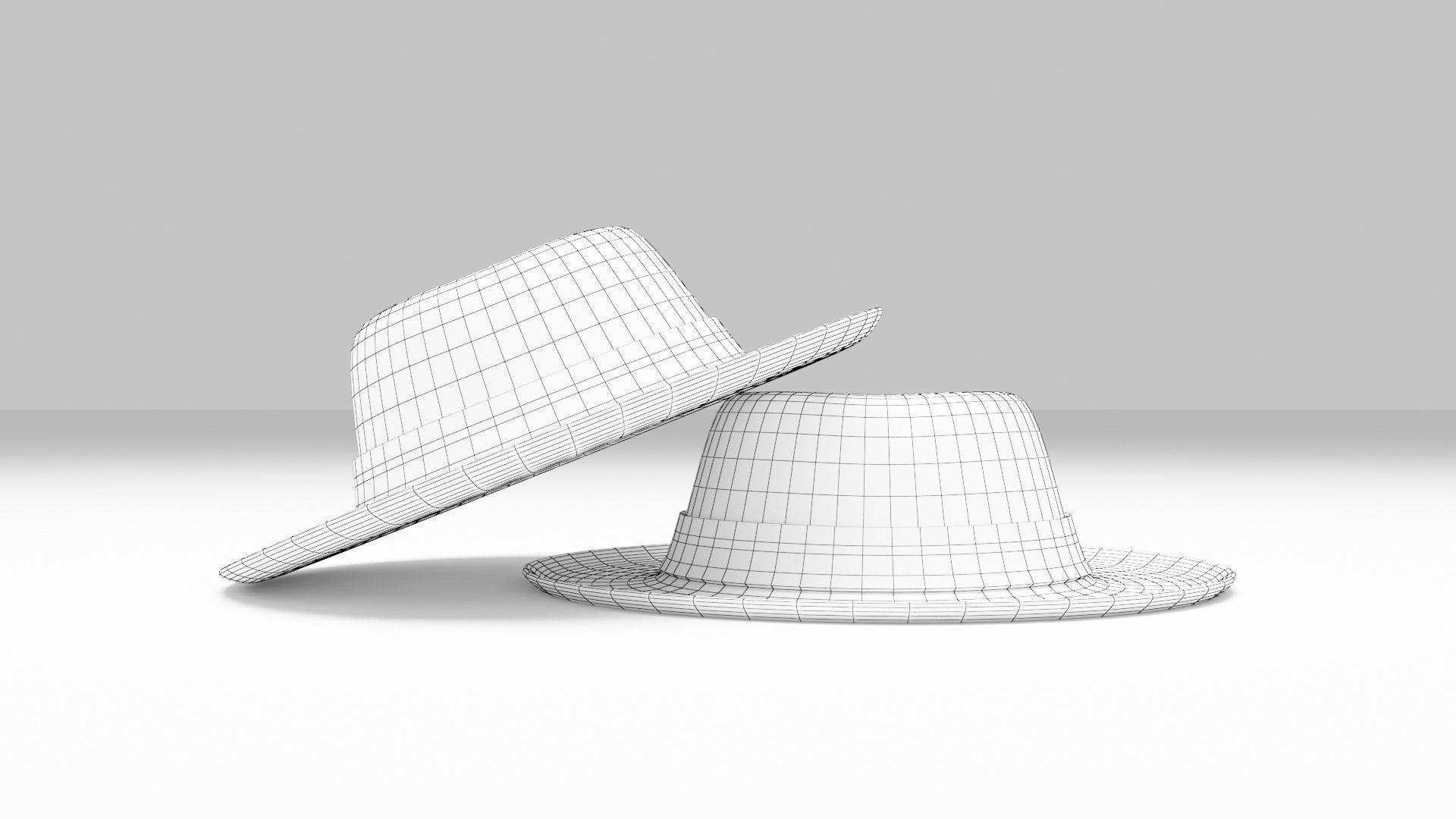 Fedora Hat 3D model_6