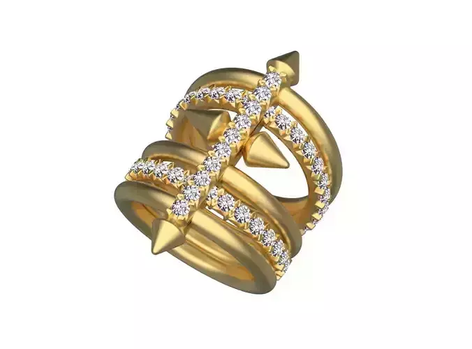 ring gold 3D print model