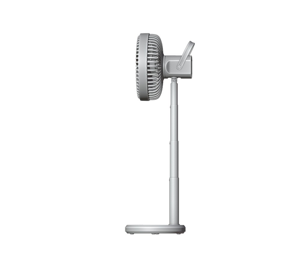 Mini Charger Fan 3D model_21