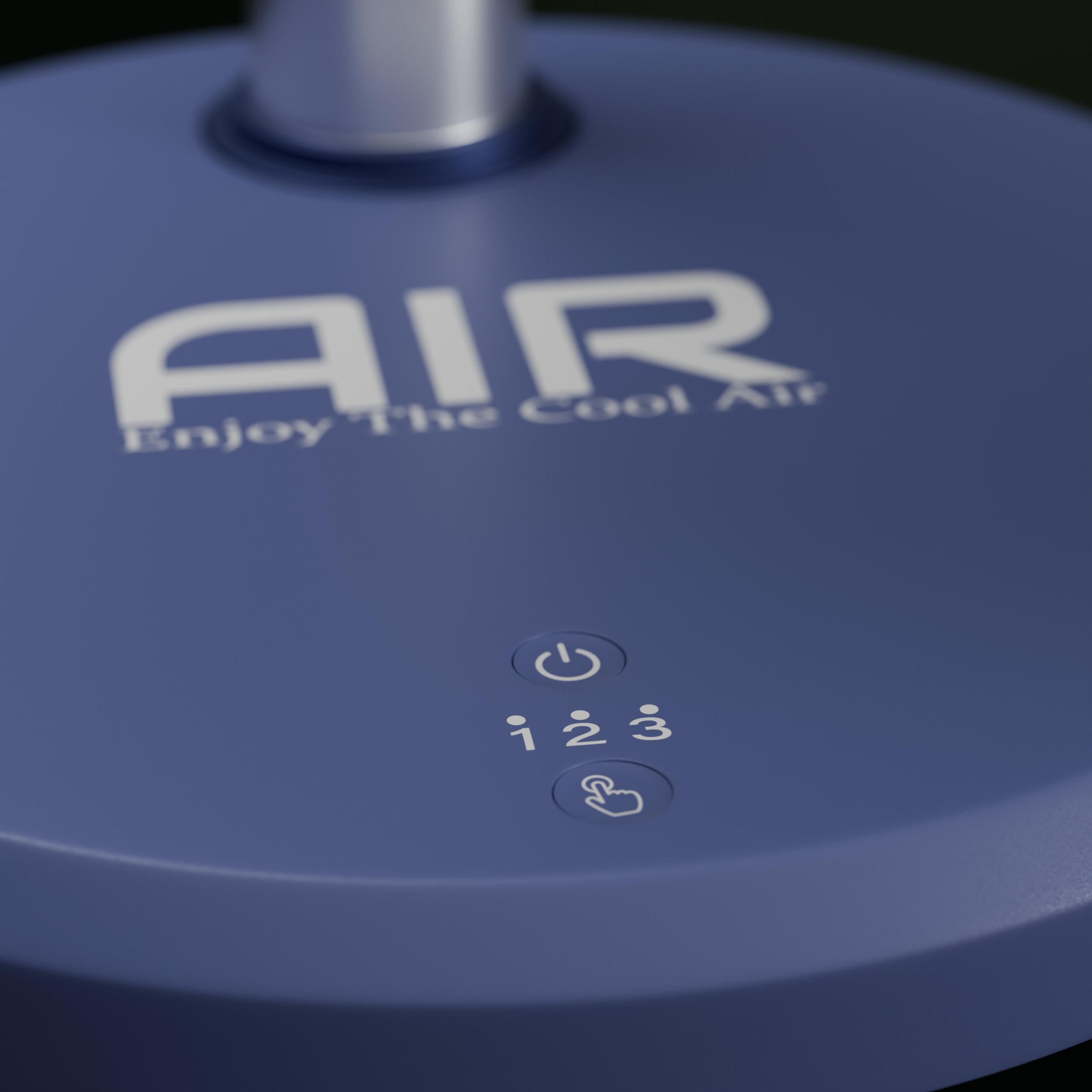 Mini Charger Fan 3D model_8