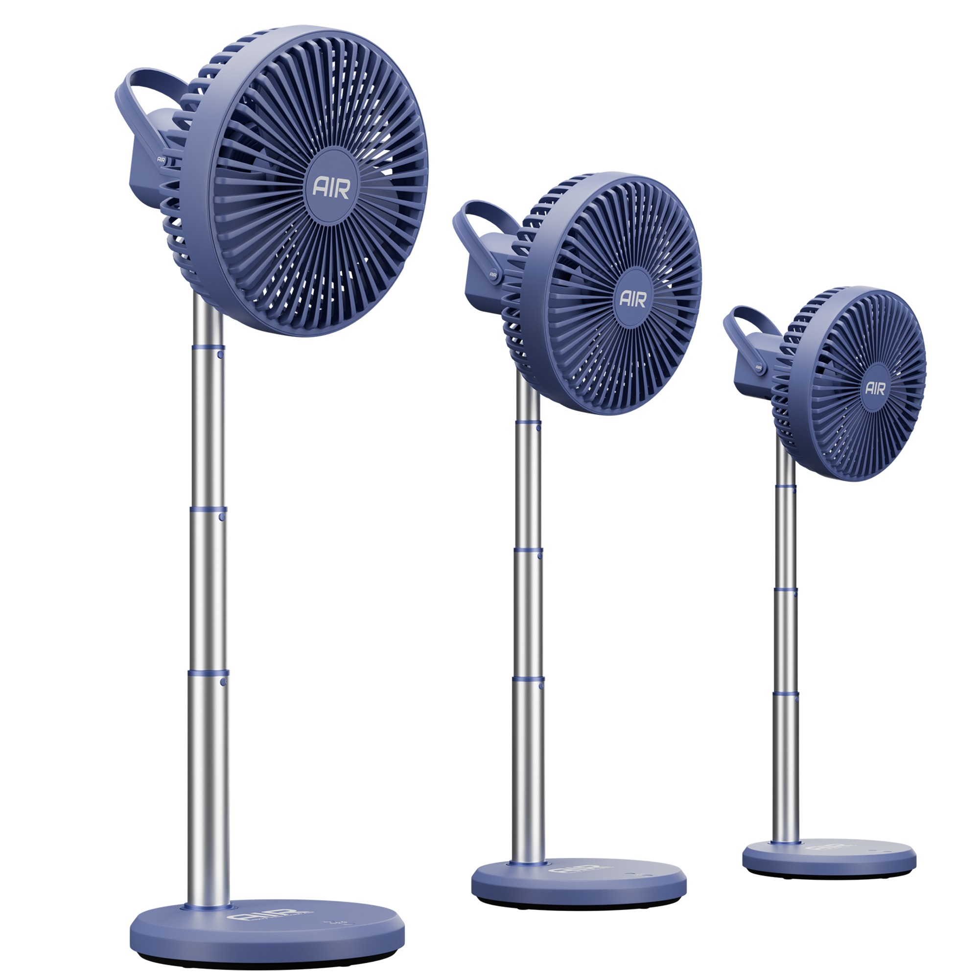 Mini Charger Fan 3D model_1
