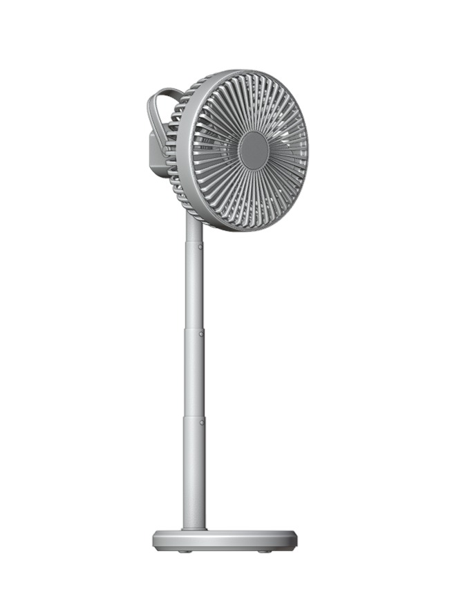Mini Charger Fan 3D model_19