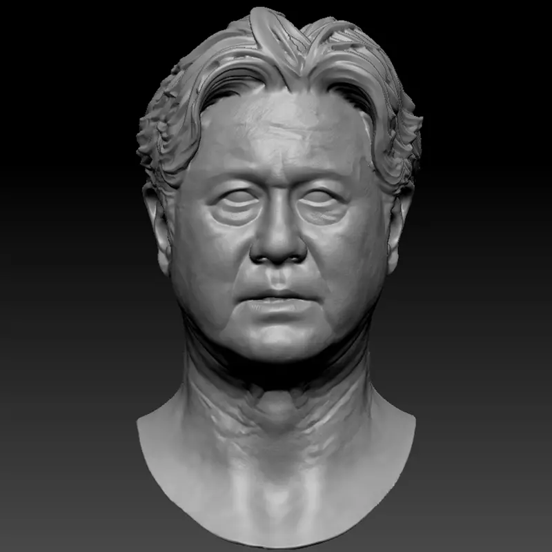 CHOI MIN-SIK BIG BET HEAD SCULPTURE 3D PRINT MODEL 3D print model