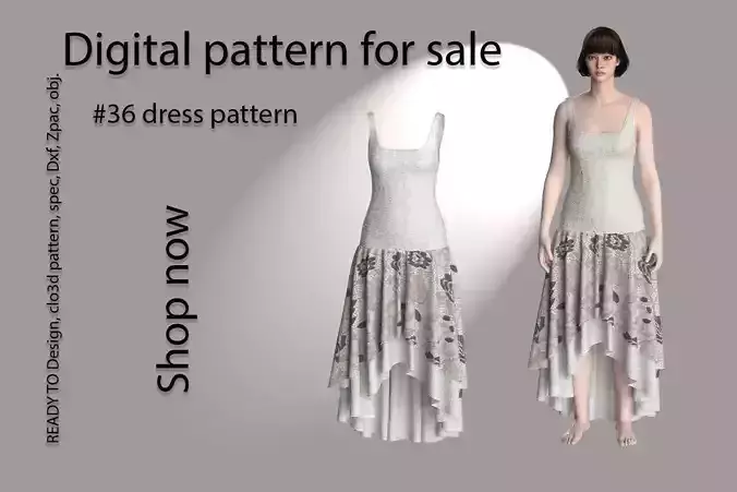 36 dress pattern for women
