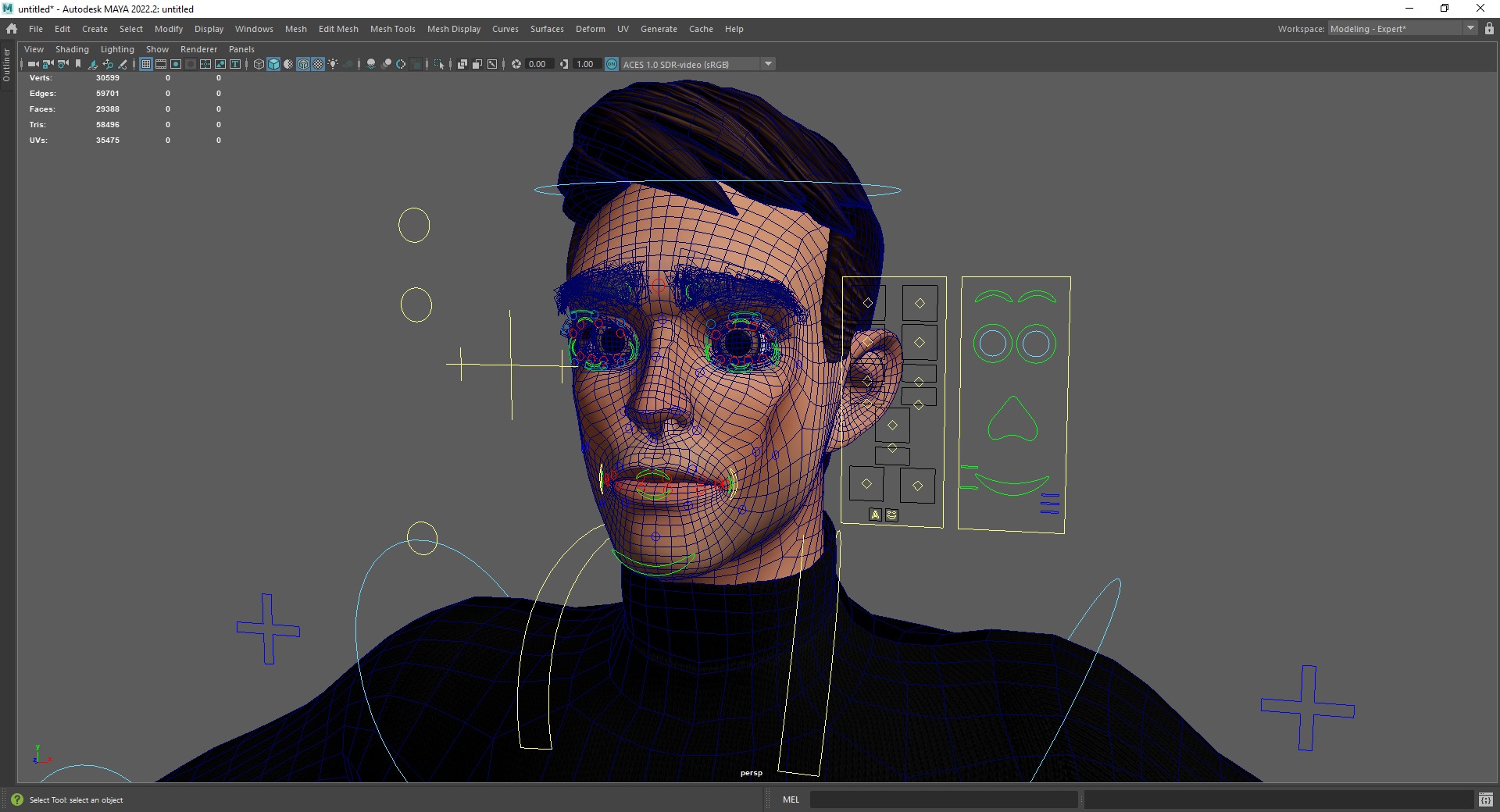 Stylized Young Male 3D Character for Animation Low-poly 3D model_22