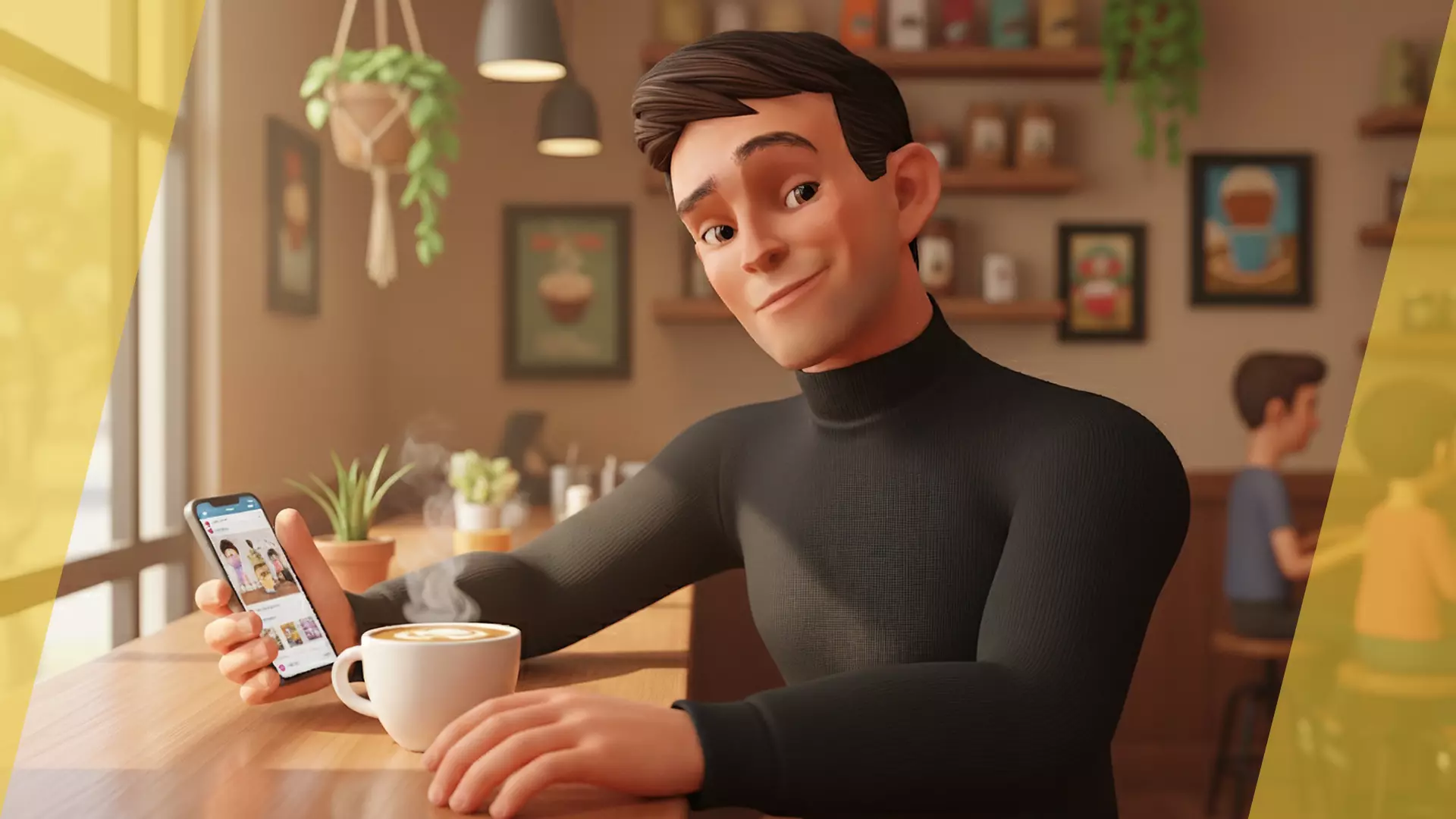 Stylized Young Male 3D Character for Animation Low-poly 3D model_6