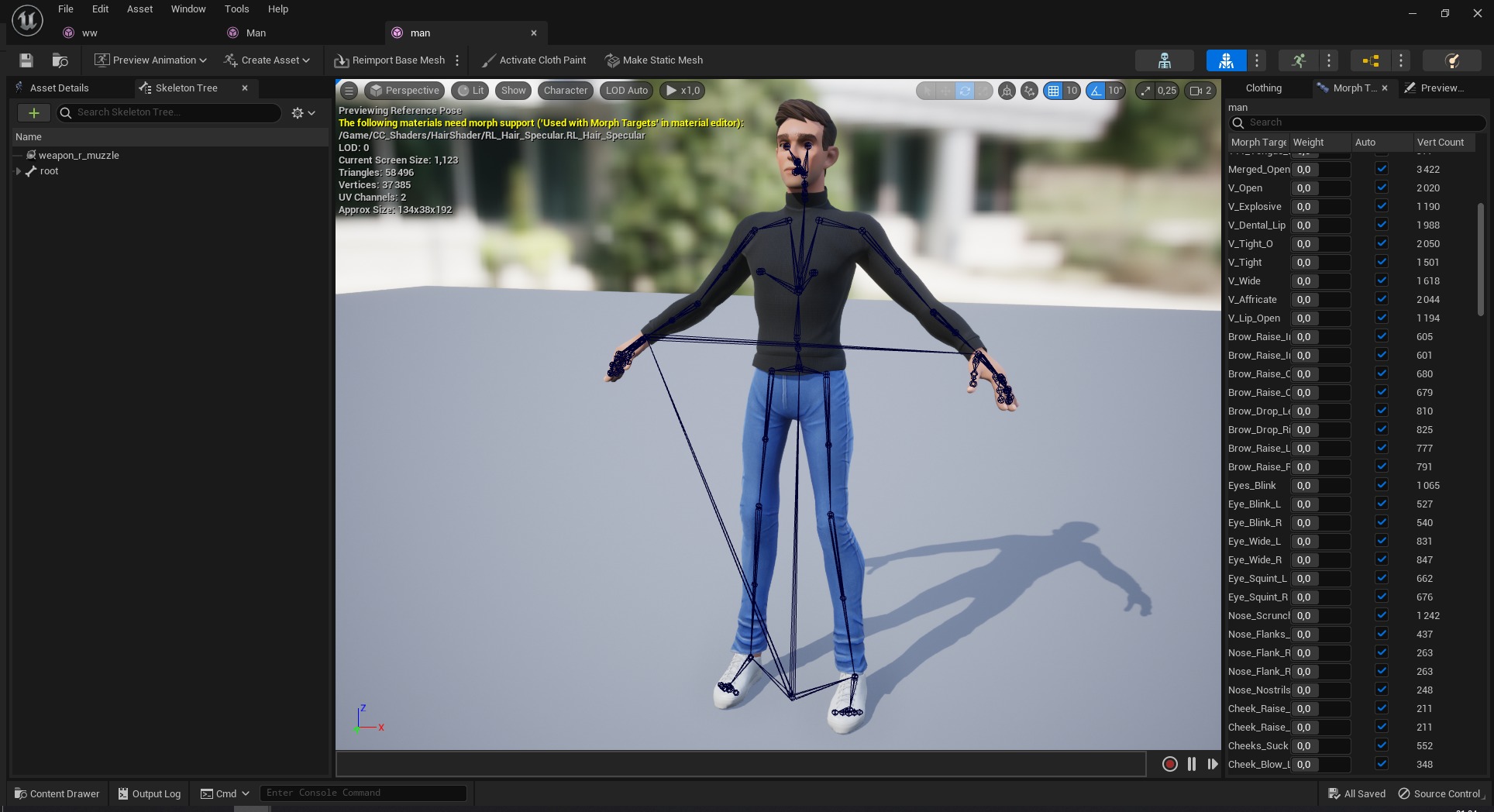 Stylized Young Male 3D Character for Animation Low-poly 3D model_27