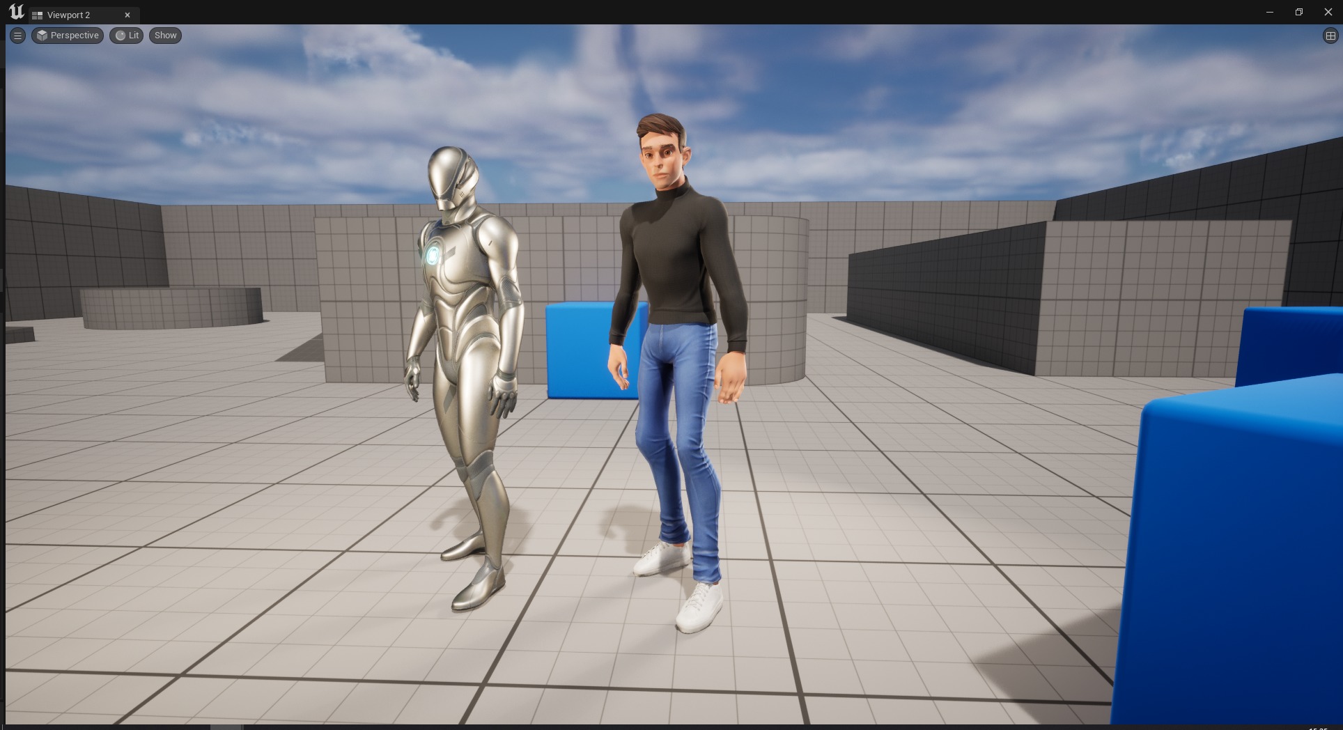 Stylized Young Male 3D Character for Animation Low-poly 3D model_26