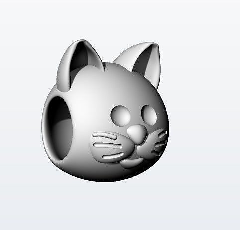 Cat charm 3D print model