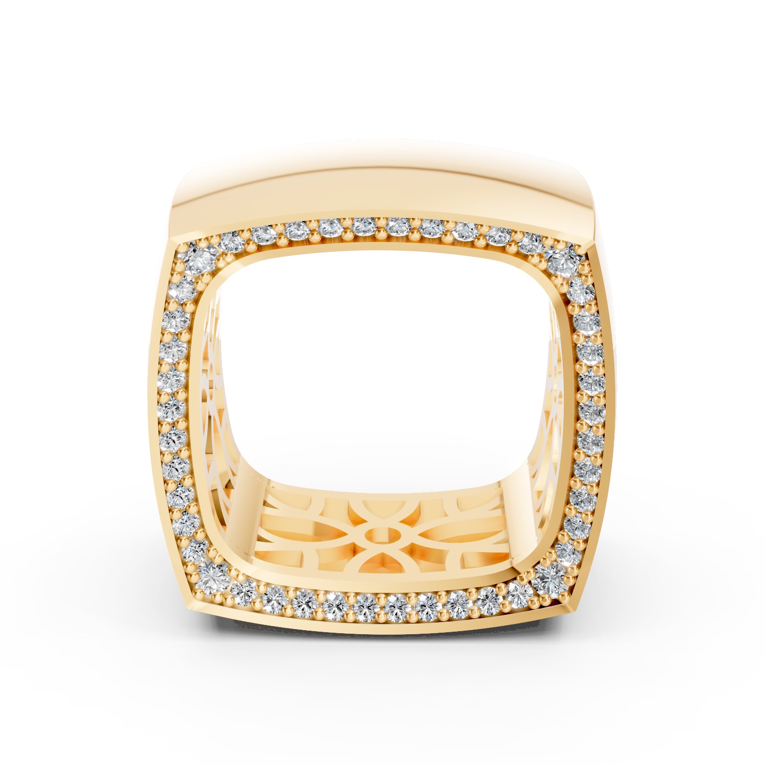 Vhernier Cube Ring  3D print model_4