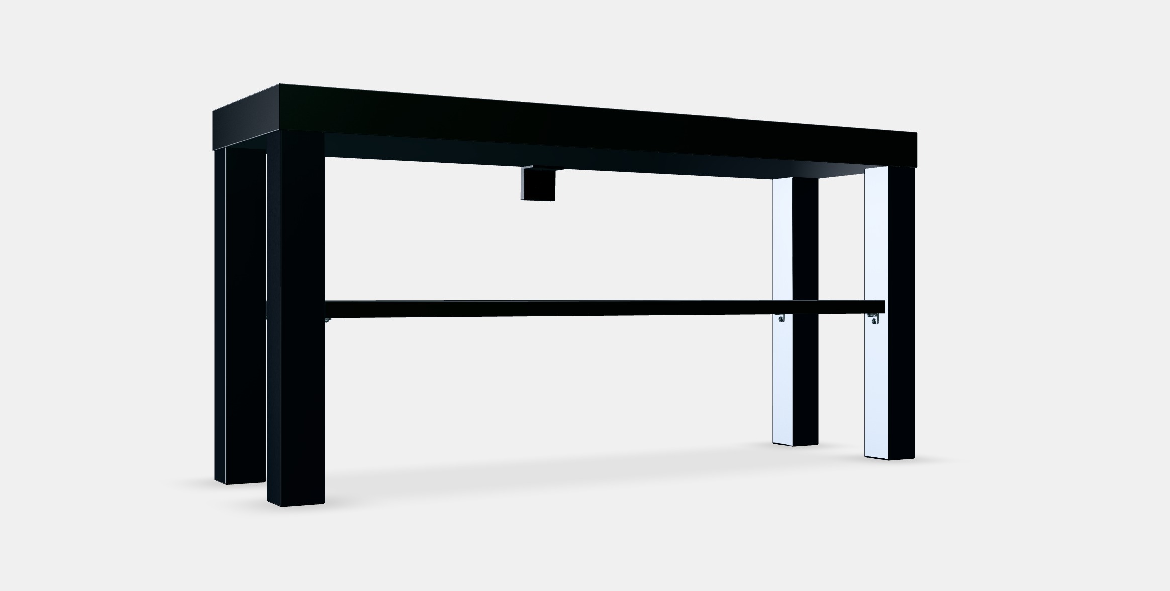LACK Tv bench 2 Low-poly 3D model_9