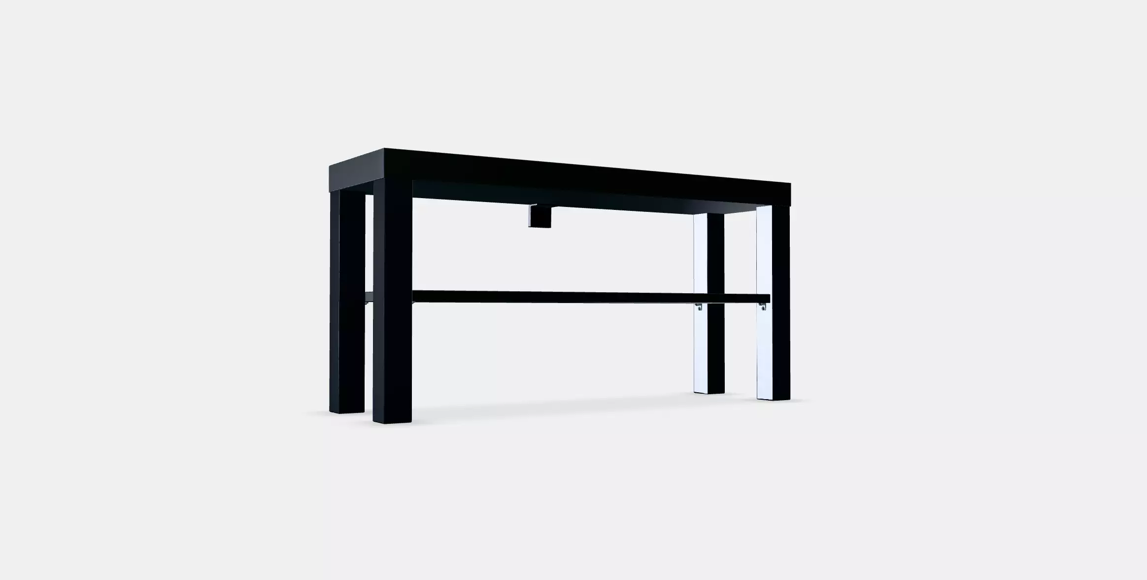 LACK Tv bench 2 Low-poly 3D model_0