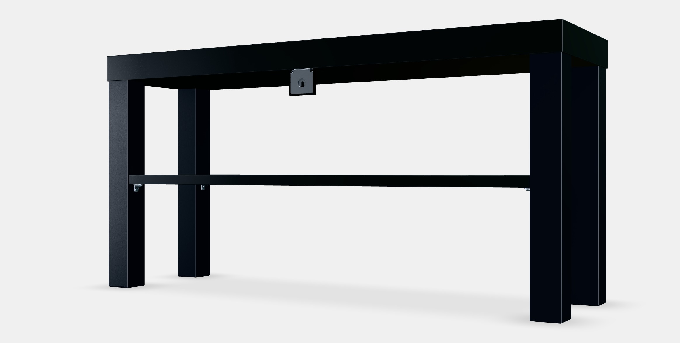 LACK Tv bench 2 Low-poly 3D model_7