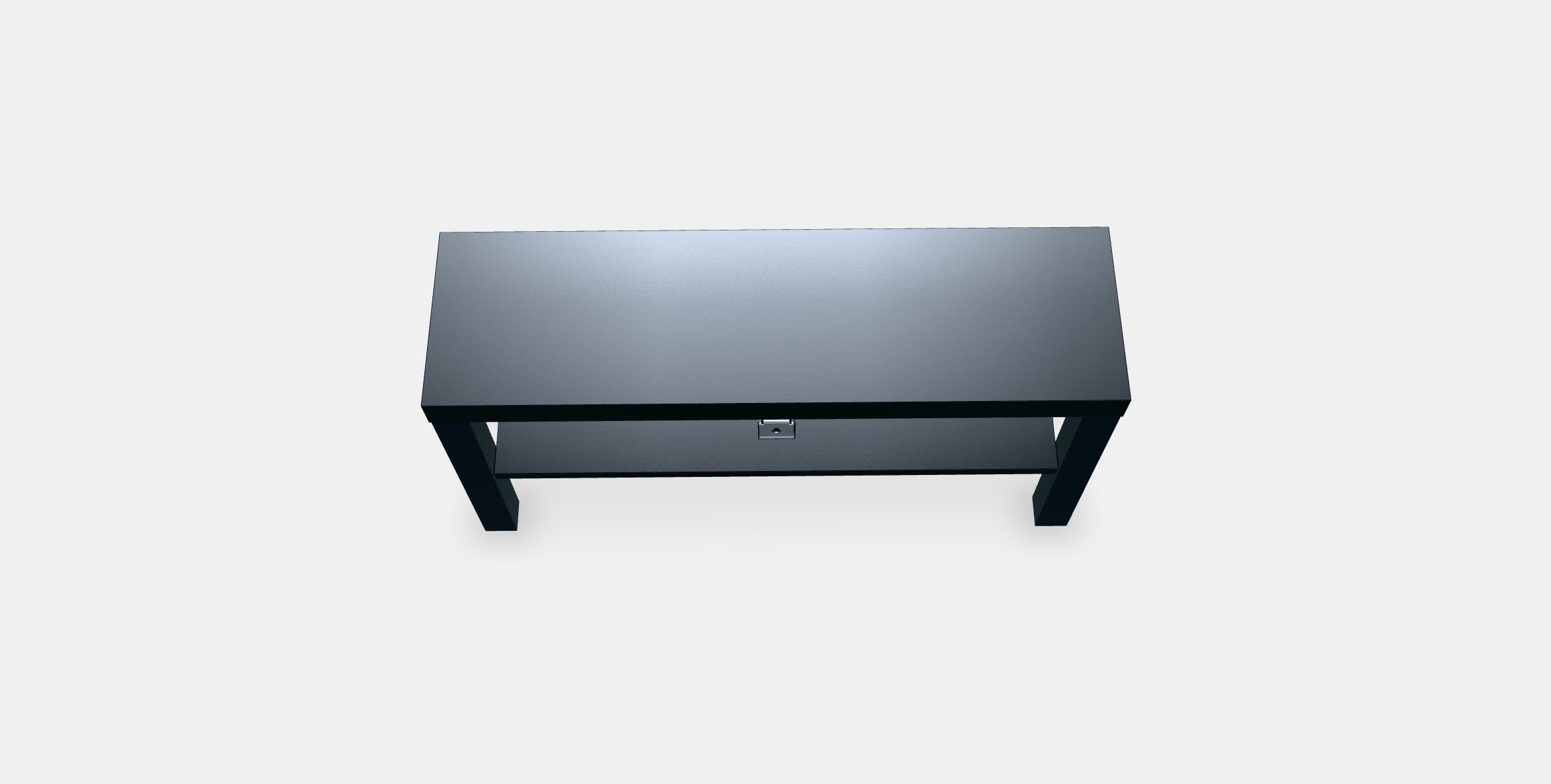 LACK Tv bench 2 Low-poly 3D model_3