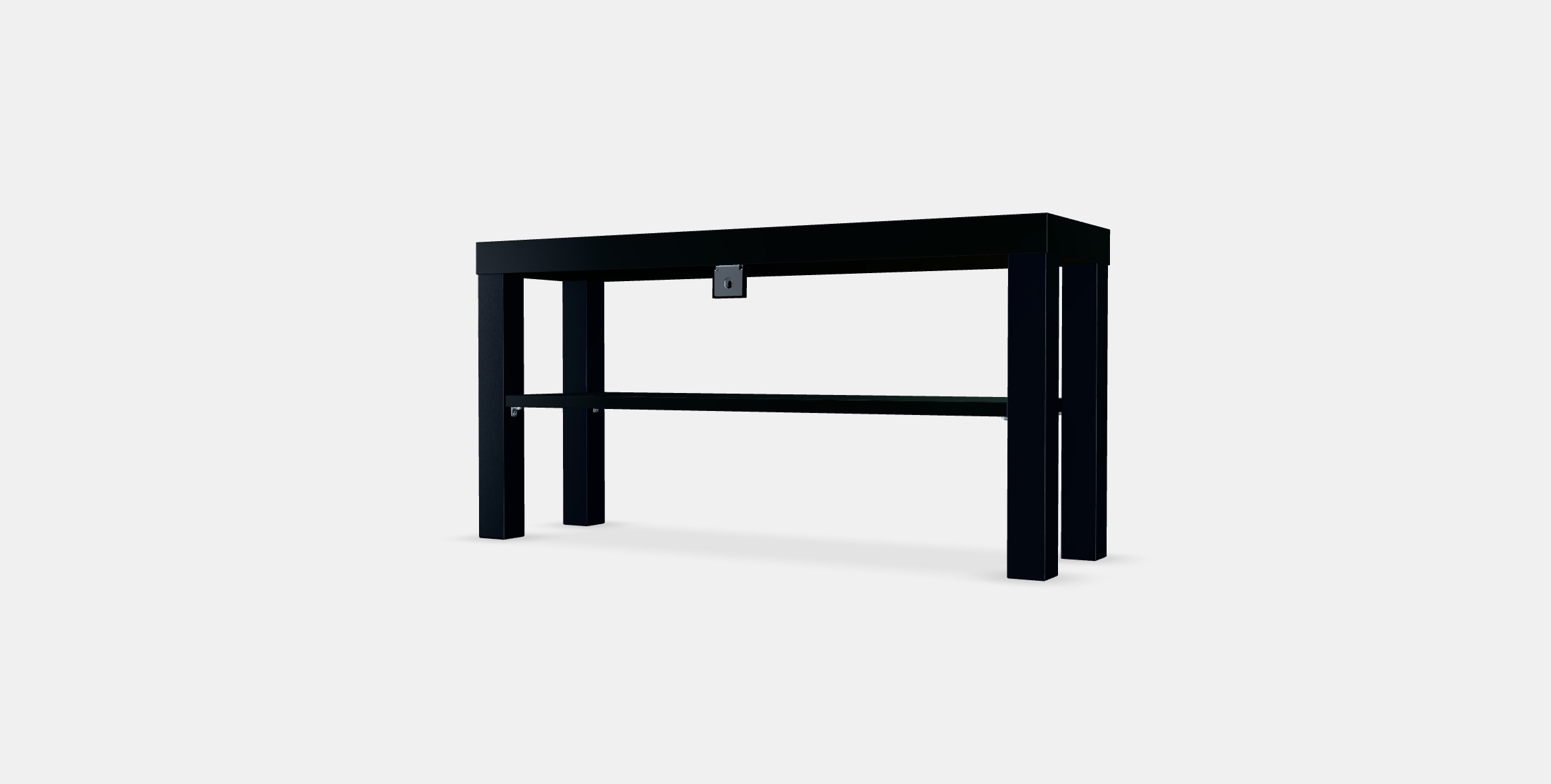 LACK Tv bench 2 Low-poly 3D model_6