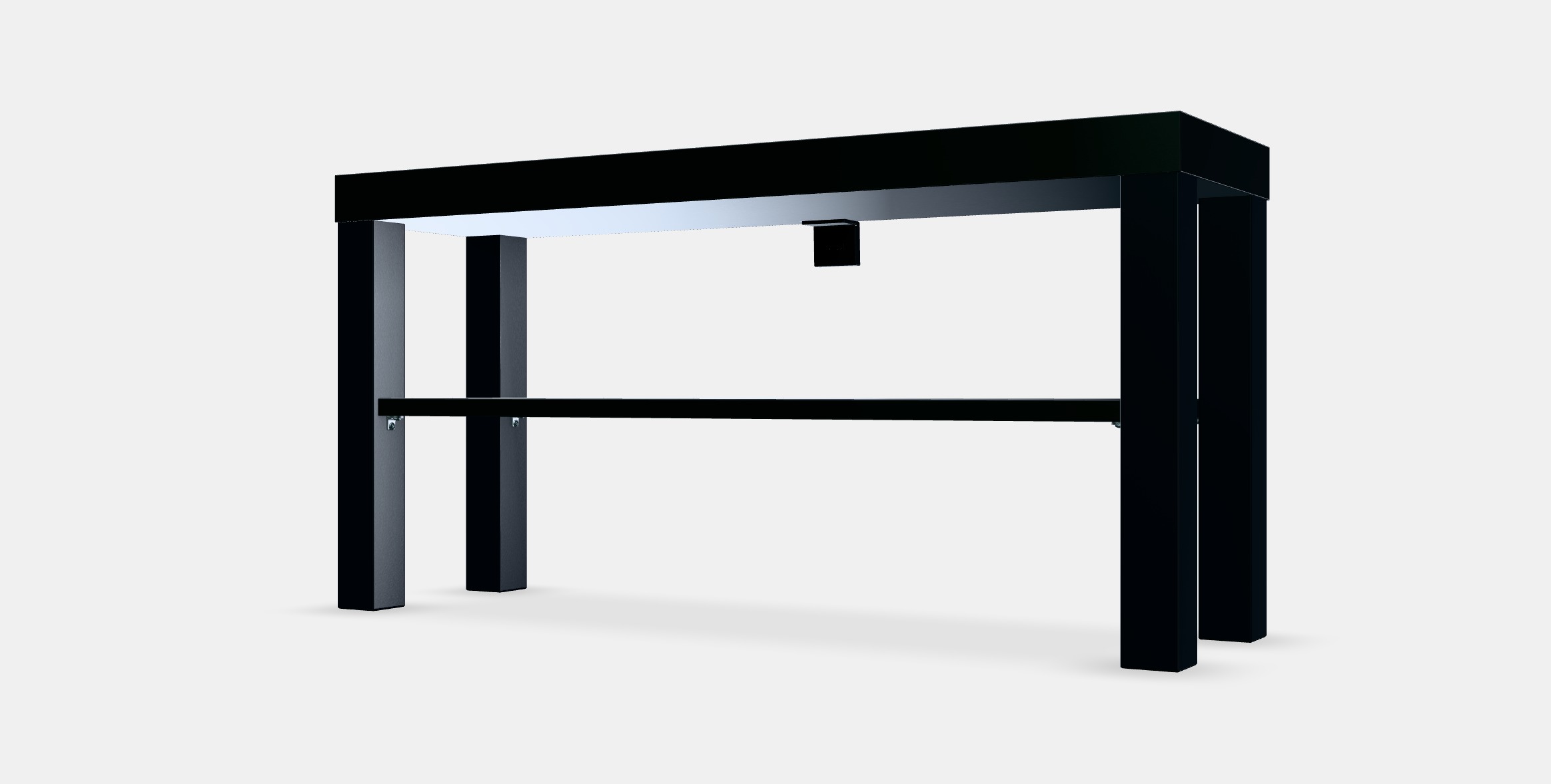 LACK Tv bench 2 Low-poly 3D model_13