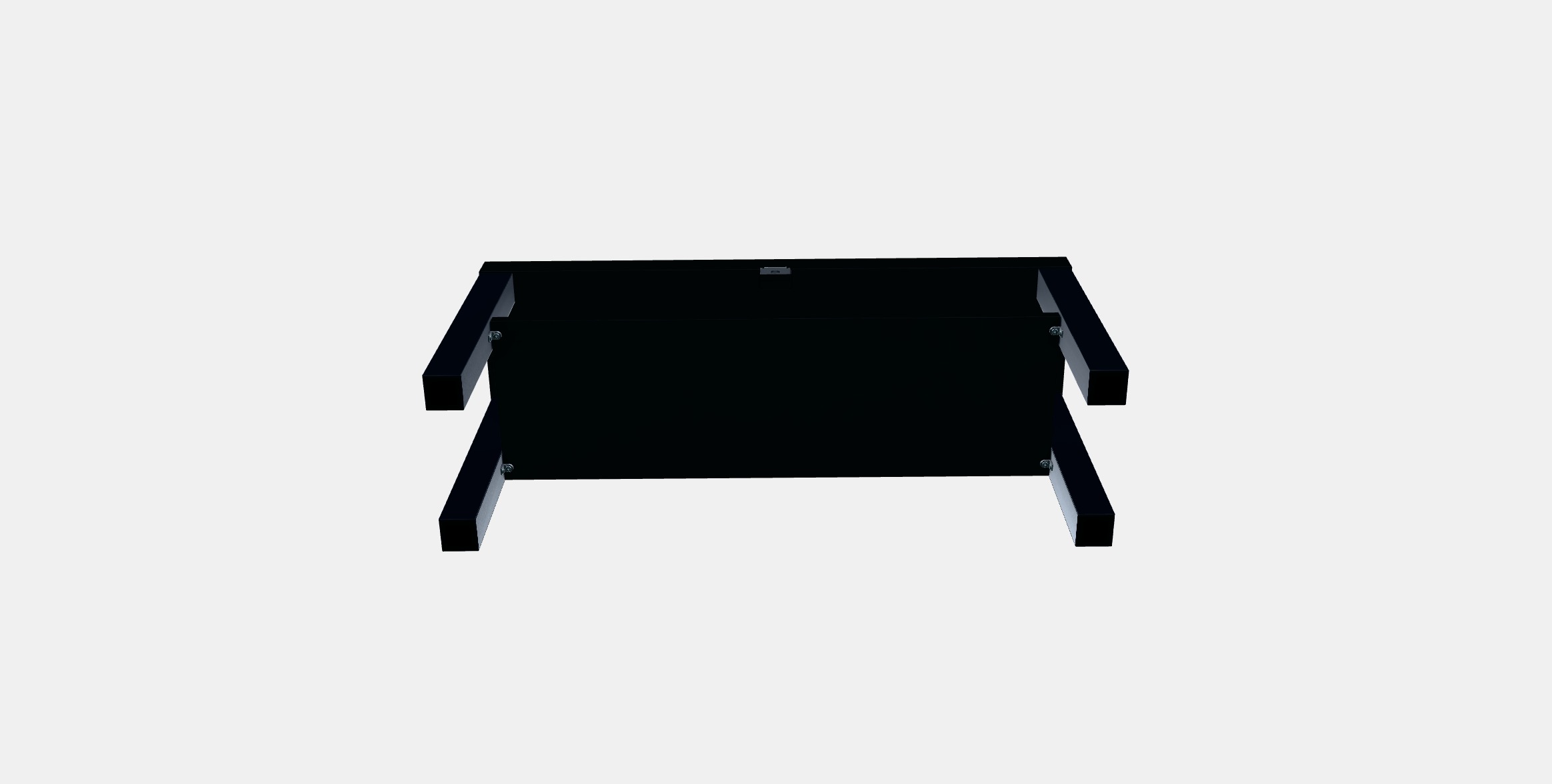 LACK Tv bench 2 Low-poly 3D model_4