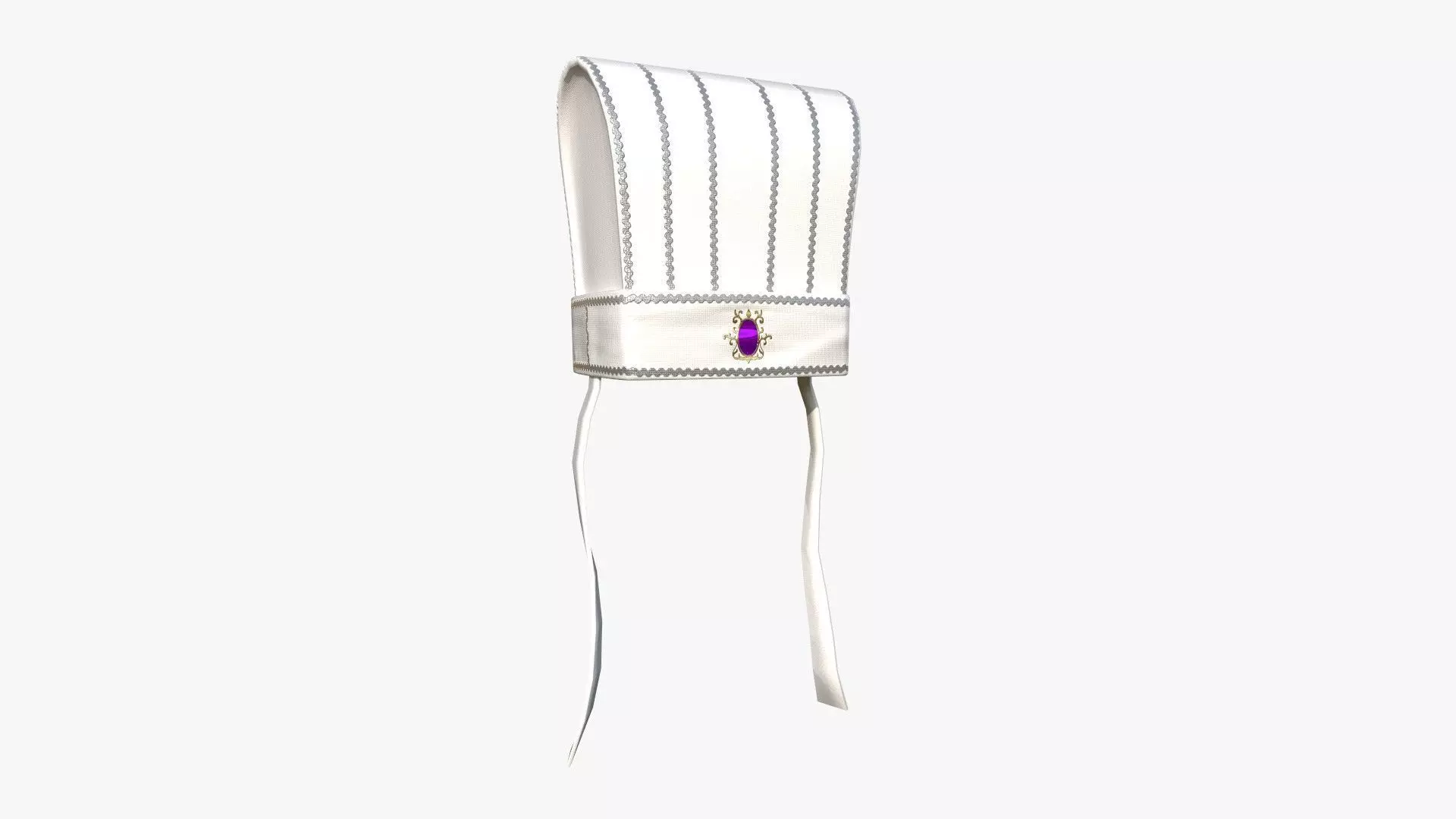 Chinese Dynasty Minister Headwear A10 - Character Design Low-poly 3D model