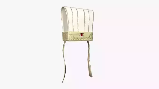 Chinese Dynasty Minister Headwear A08 - Character Design