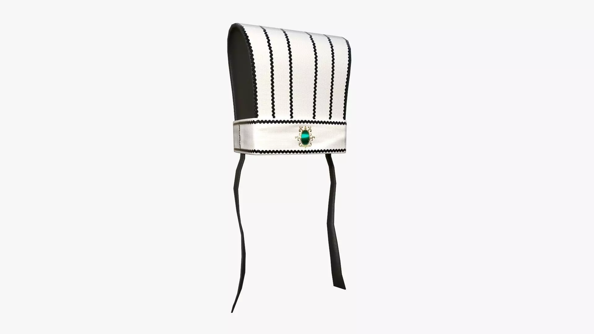 Chinese Dynasty Minister Headwear A03 - Character Design Low-poly 3D model