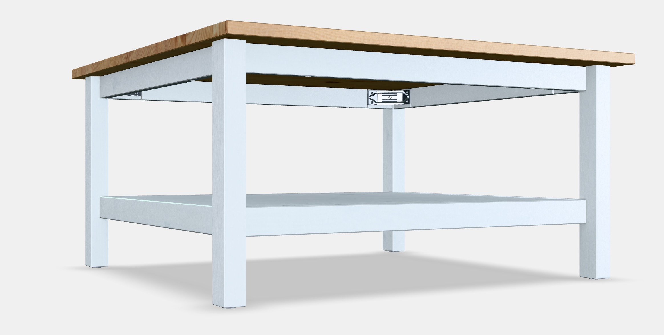 HEMNES Coffee table 1 Low-poly 3D model_3