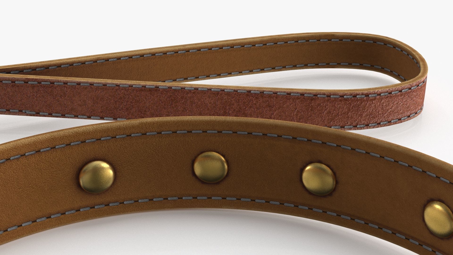 Dog Collar Low-poly 3D model_5