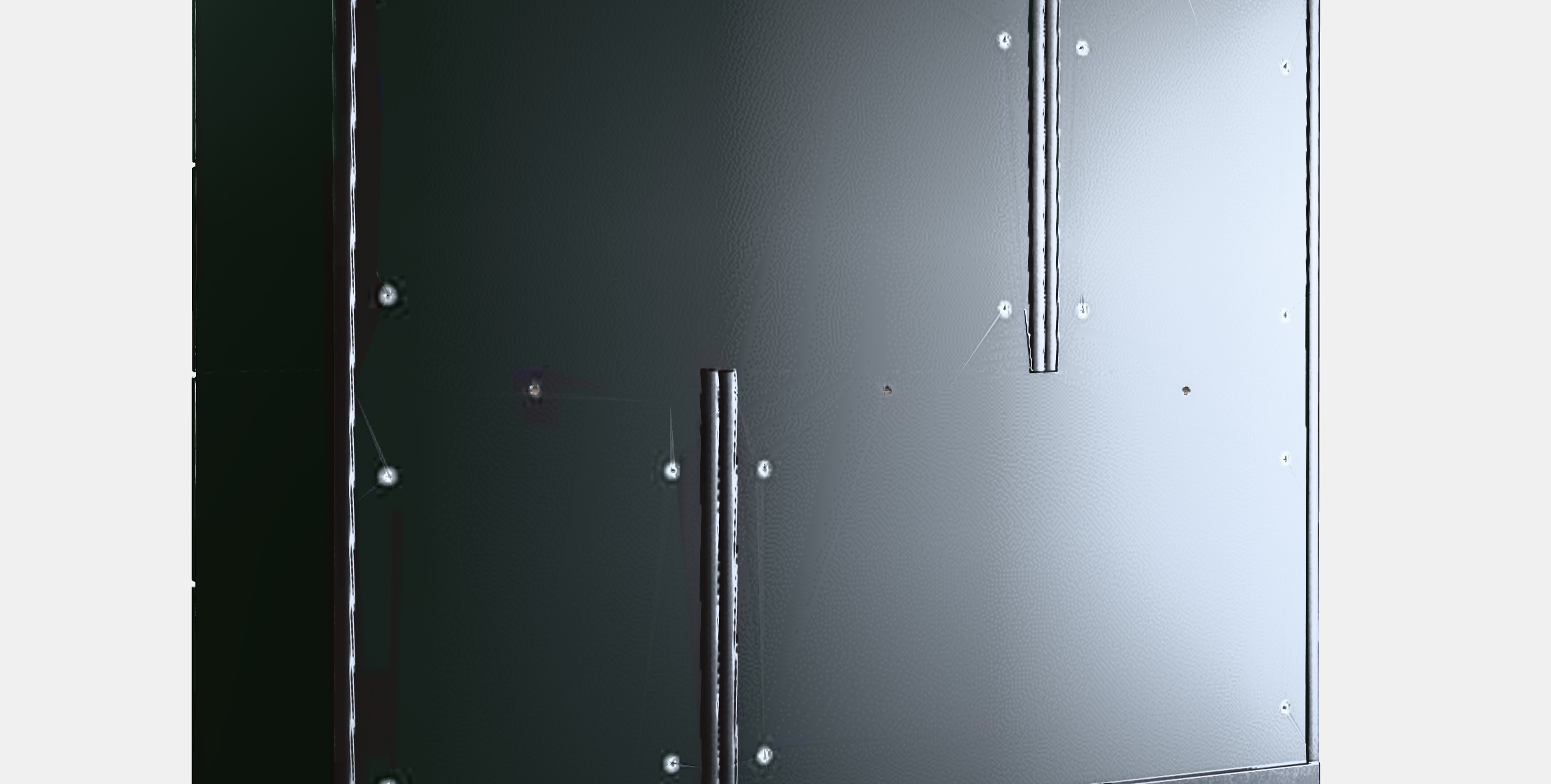 NORDLI Dresser with 8 drawers Low-poly 3D model_5