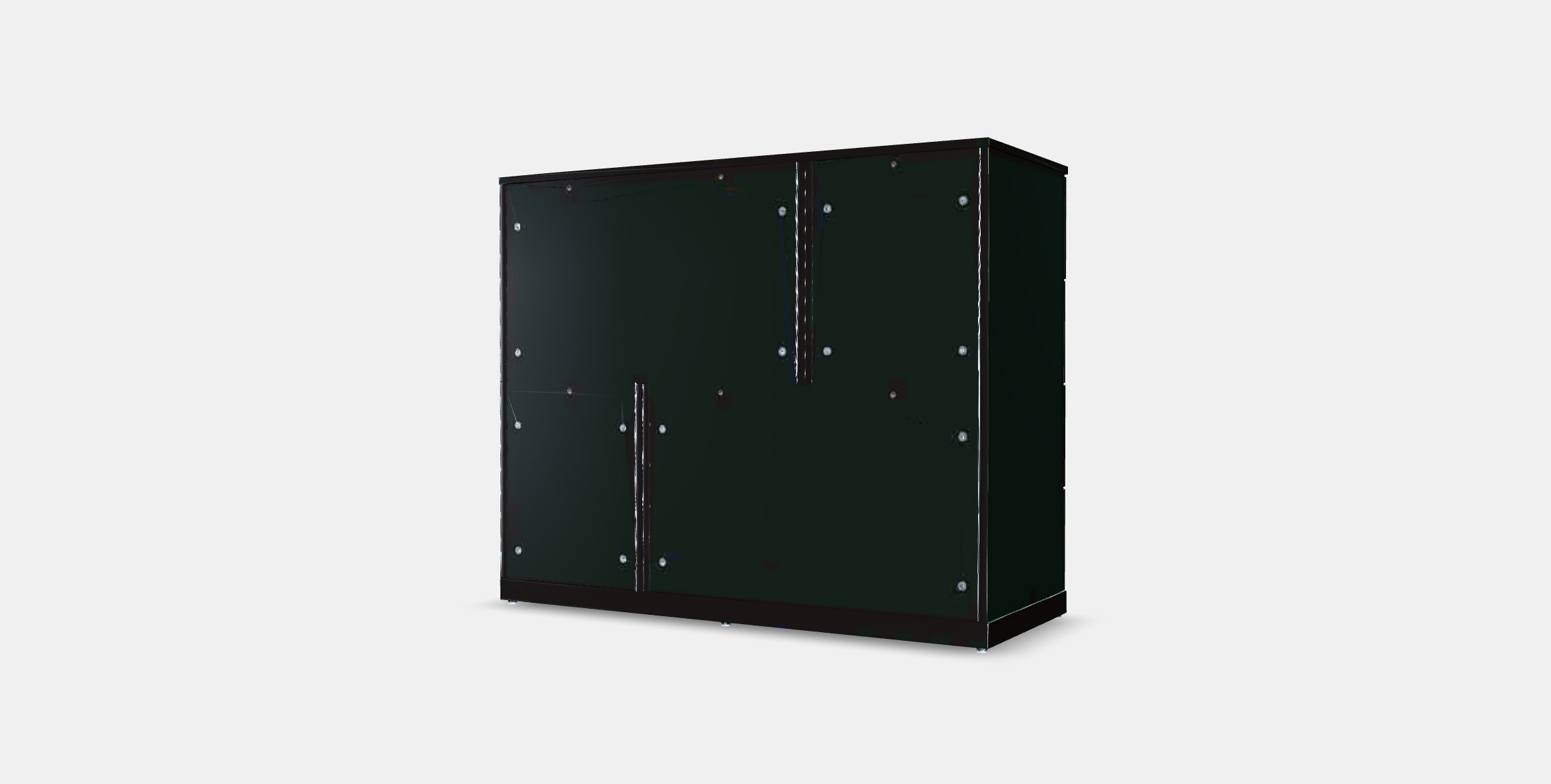 NORDLI Dresser with 8 drawers Low-poly 3D model_3