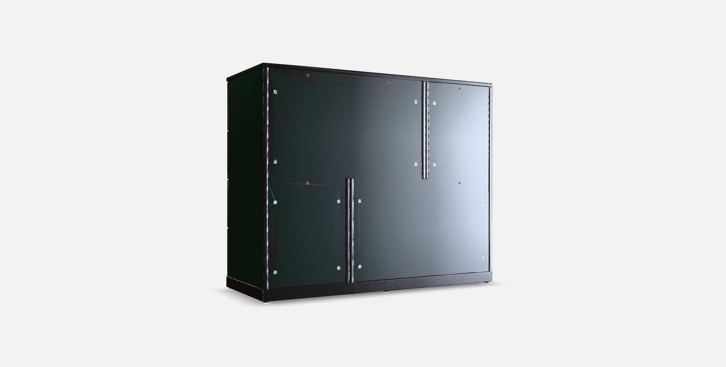 NORDLI Dresser with 8 drawers Low-poly 3D model_16