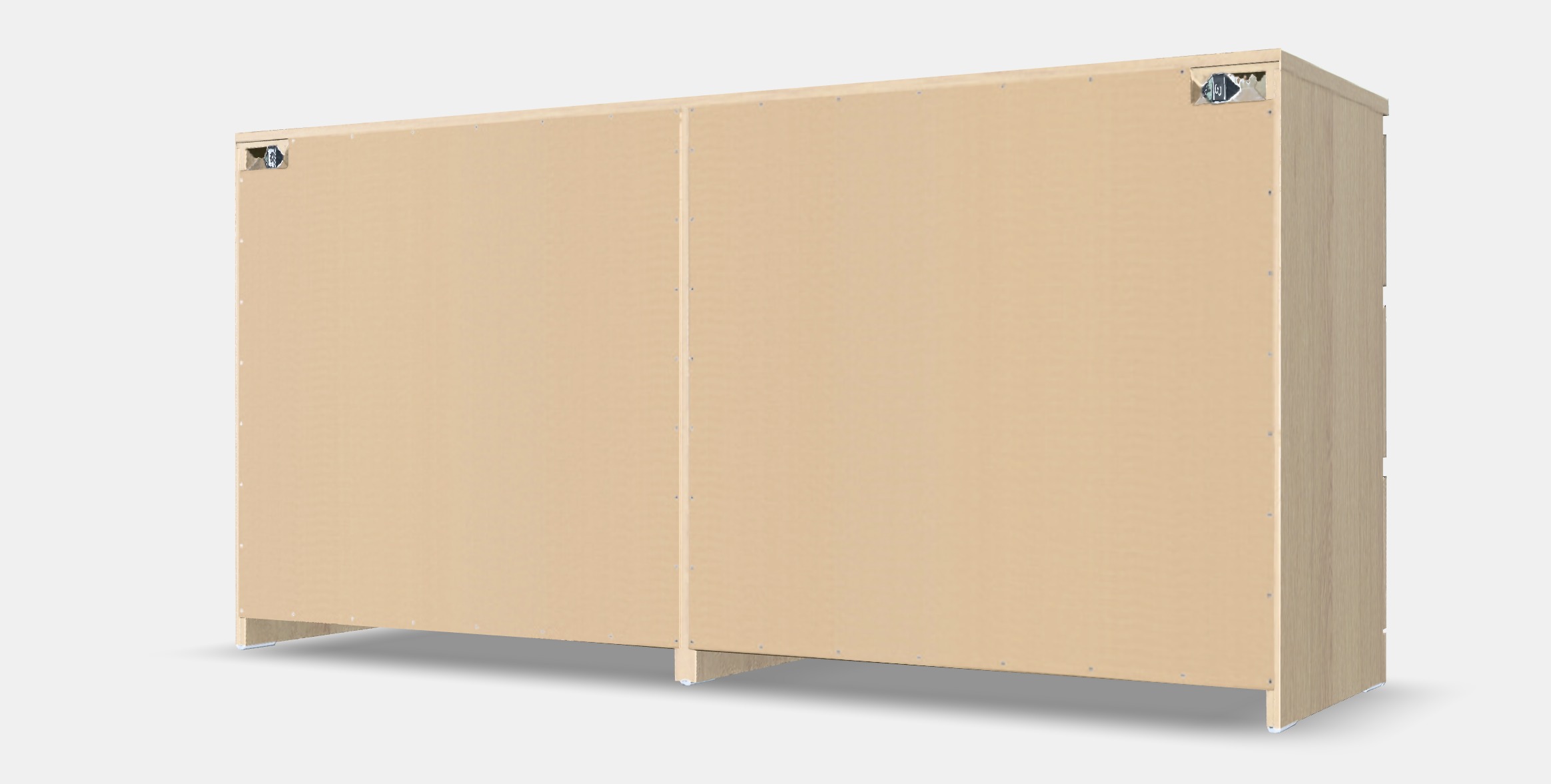 MALM Chest of drawers with 6 drawers 1 Low-poly 3D model_9