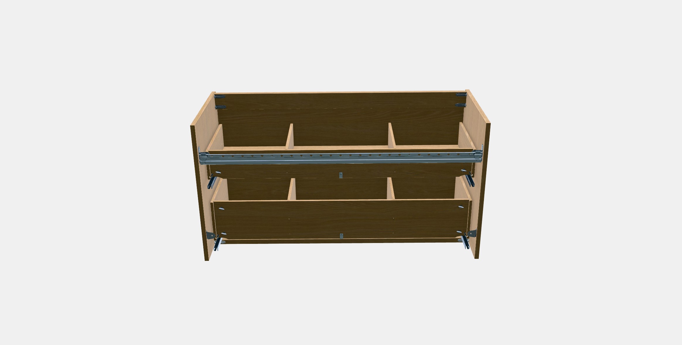 ANGSJON Chest of drawers with drawers Low-poly 3D model_5