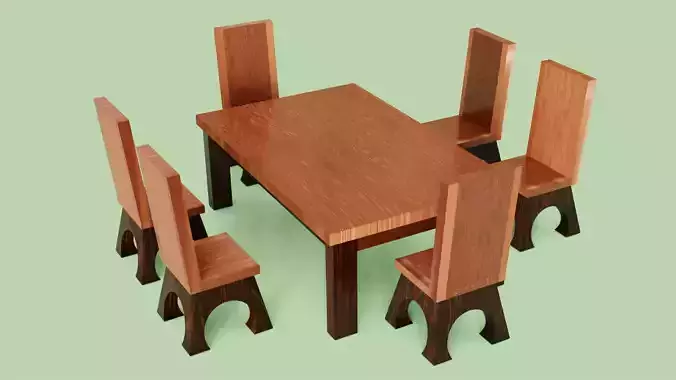 Wooden Table set