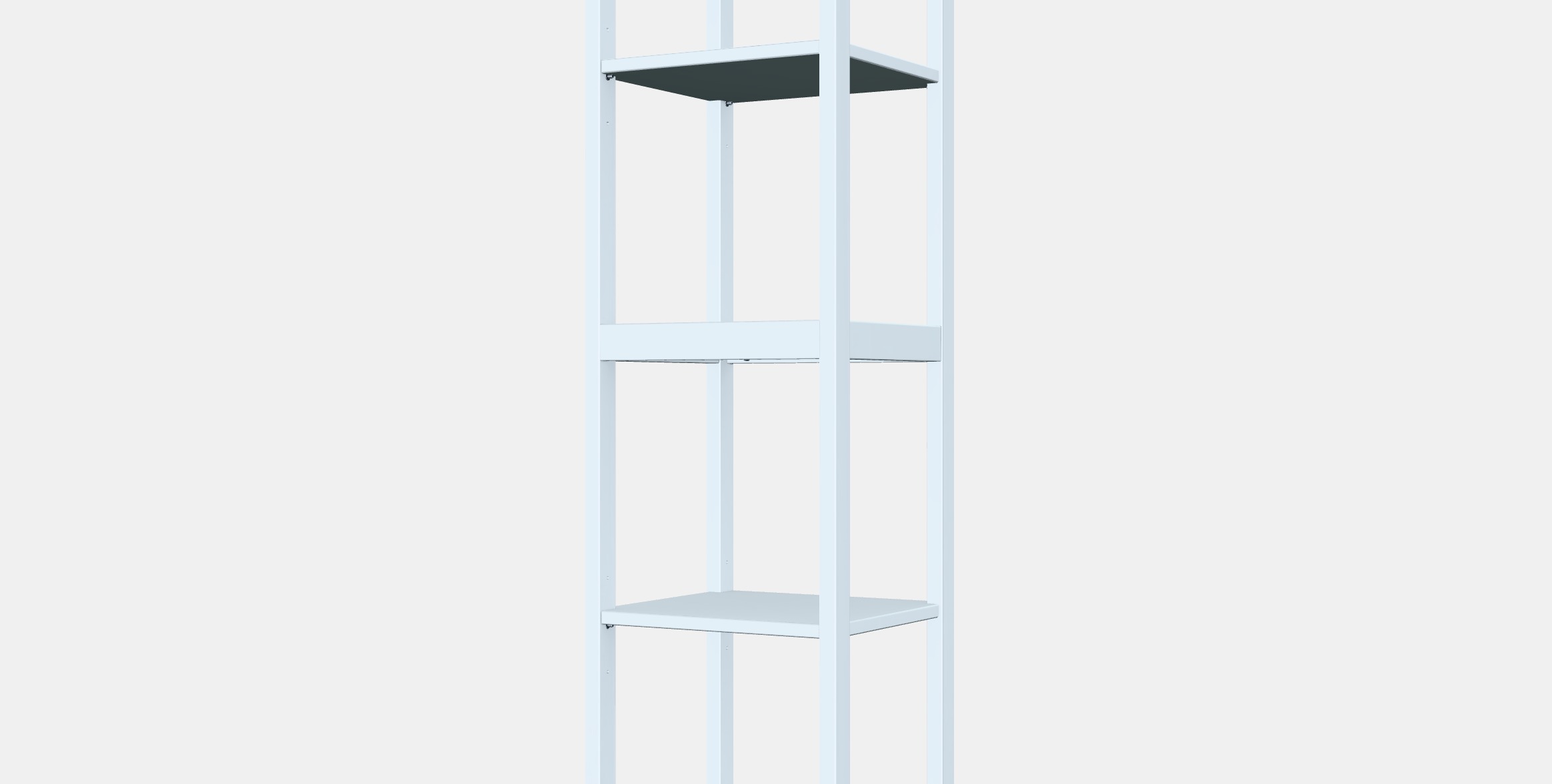 HEMNES Shelf Low-poly 3D model_6