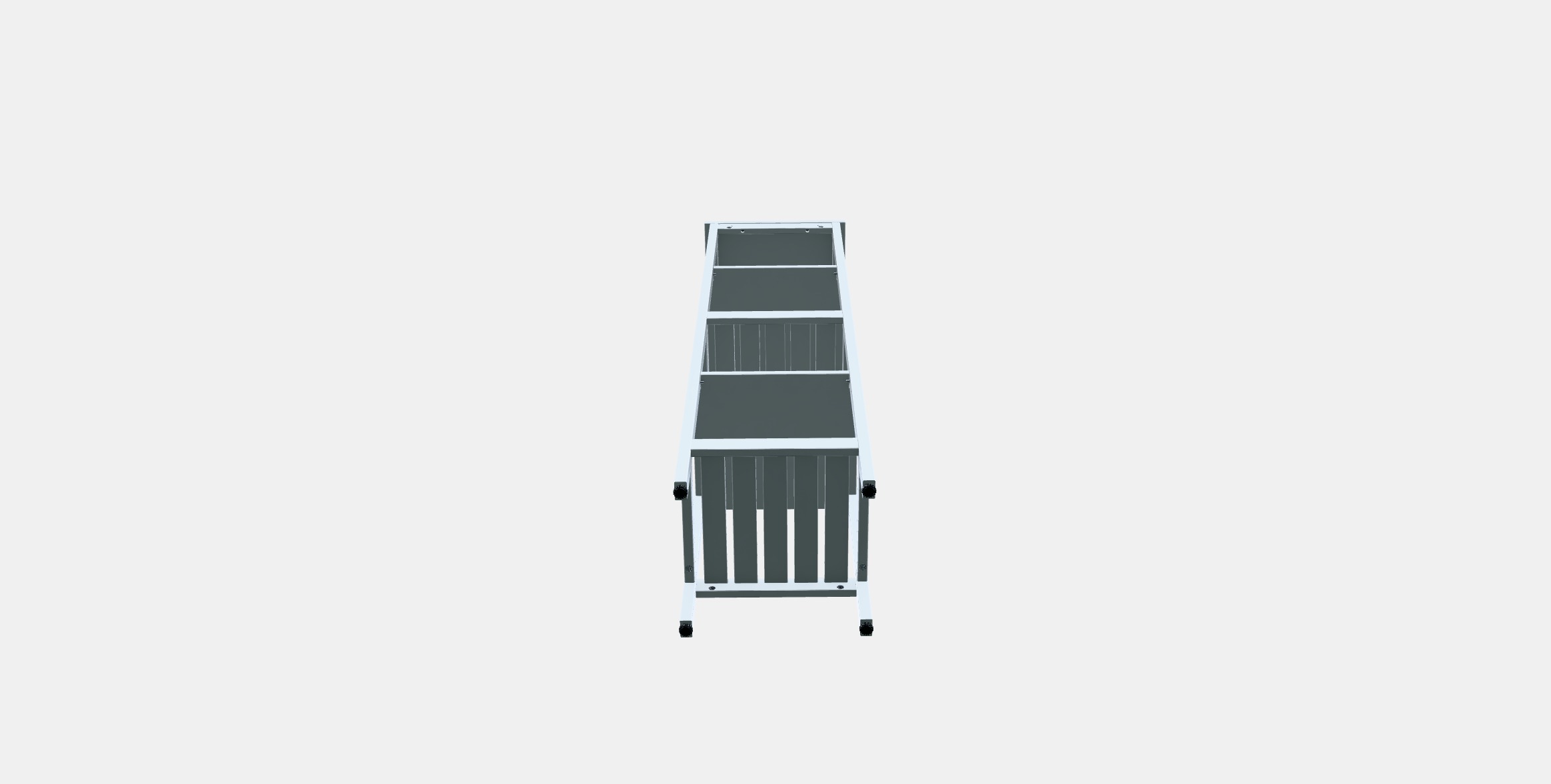 HEMNES Shelf Low-poly 3D model_7