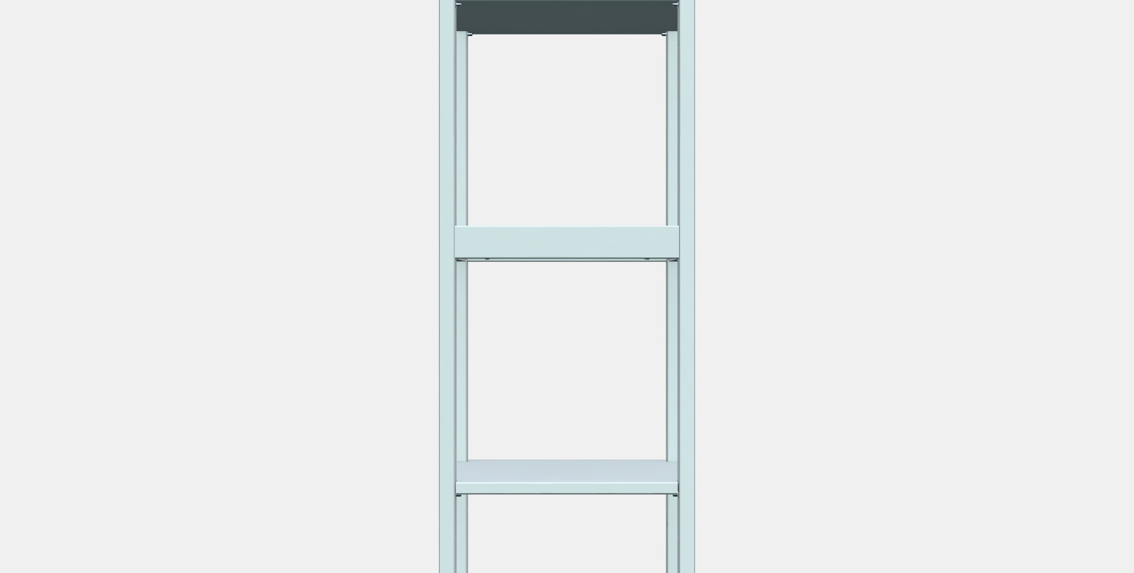 HEMNES Shelf Low-poly 3D model_11