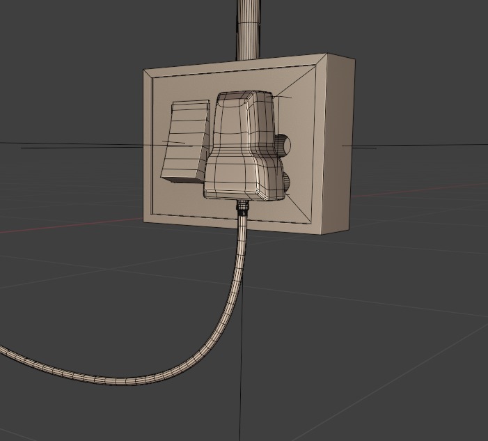 pc-setup 3D-model Low-poly 3D model_19