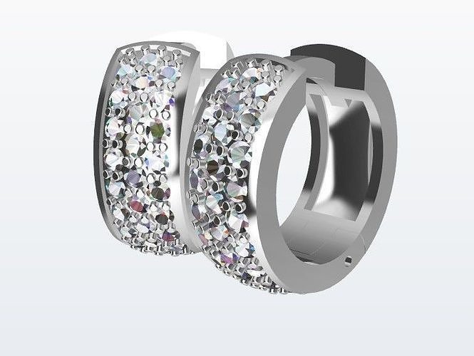 Earrings 3D print model