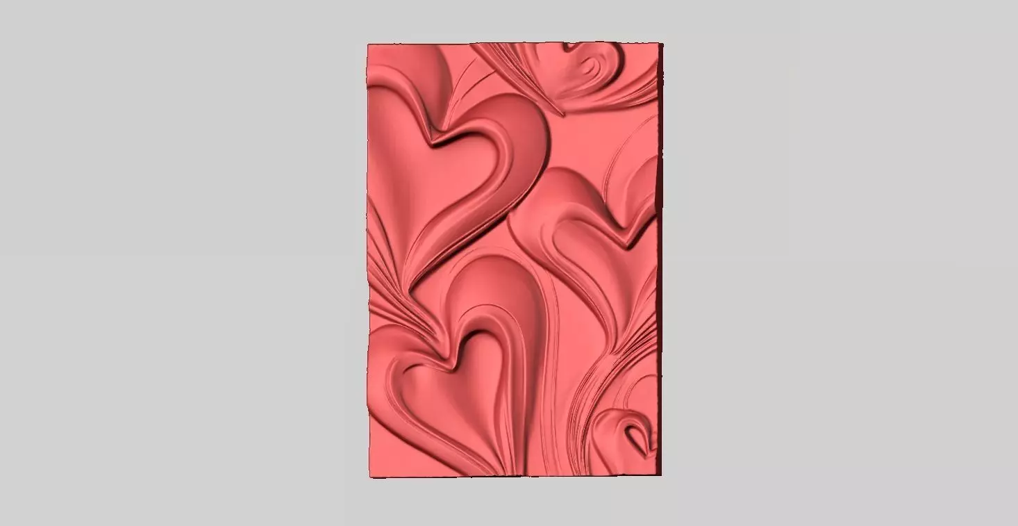 Heart Sculpture 3D print model_0