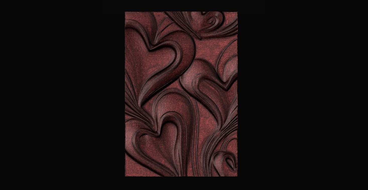 Heart Sculpture 3D print model_6