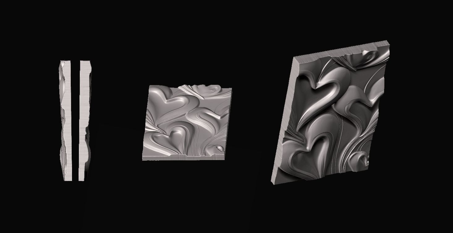 Heart Sculpture 3D print model_3