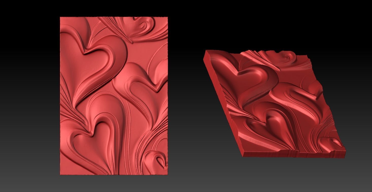 Heart Sculpture 3D print model_1