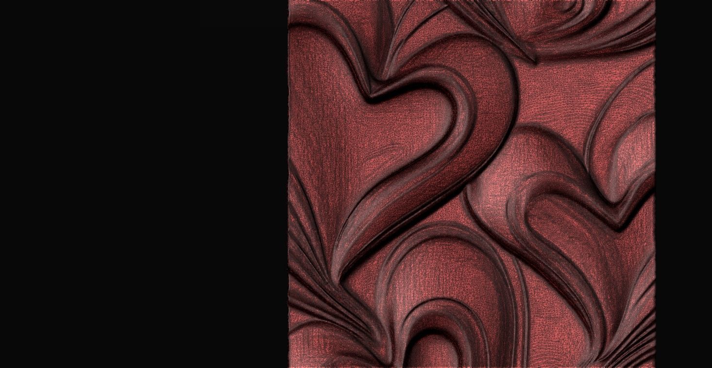 Heart Sculpture 3D print model_4