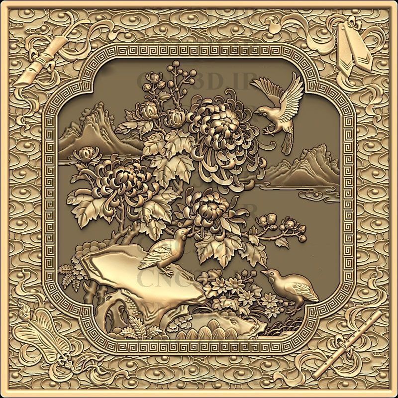 Nature and Music Collection - P4 3D print model_5