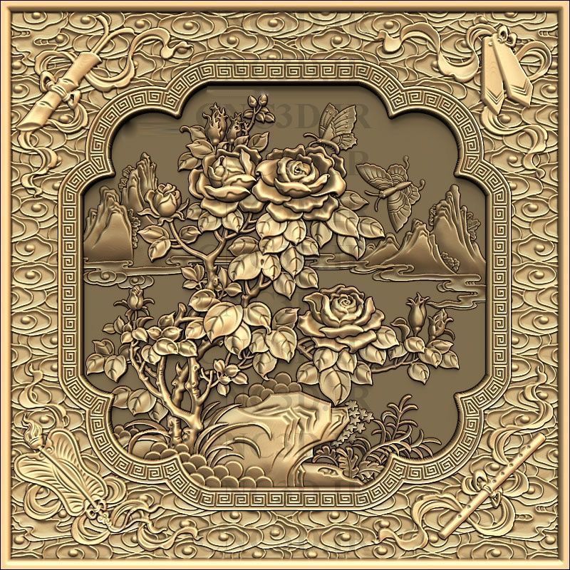 Nature and Music Collection - P4 3D print model_3